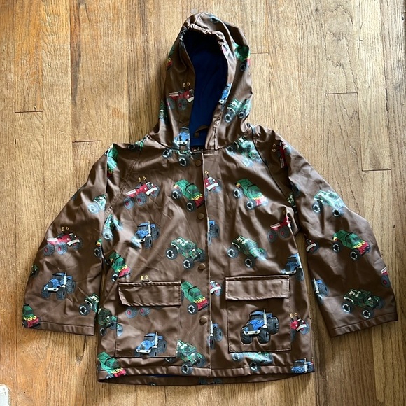 Foxfire for Kids Little Boys Monster Truck Raincoat - Picture 2 of 7